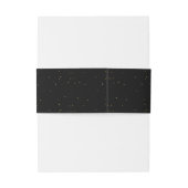 Mystieke Celestial Stars Bruiloft Belly Band Uitnodigingen Wikkel (Achterkant Voorbeeld)