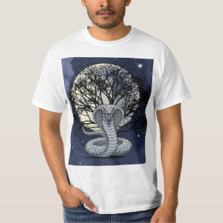 Mystieke Cobra Slang en Boom Grafische T-Shirt