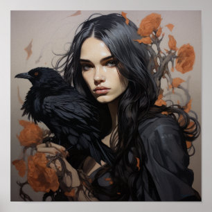 Mystieke connectie: Woman and Crow Poster