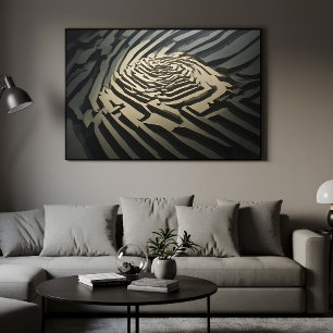 Mystieke Doolhof Fantasie Canvas Afdruk