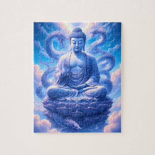 Mystieke Draak Boeddha Meditatie Legpuzzel