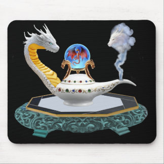 Mystieke Draak Keramische Lamp Kristallen Bal Muis Muismat