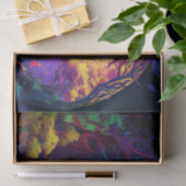 Mystieke Dragon Enchanted Forest Fantasy Decoupage Tissuepapier (Geschenk)