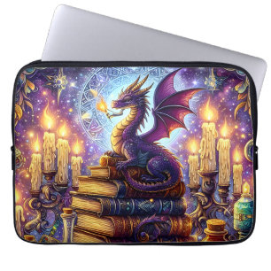 Mystieke Draken Tovenaar Boeken Laptop Sleeve