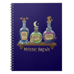 Mystieke Drankjes   Whimische Hekserige Drankjes & Notitieboek