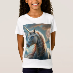 Mystieke eenhoorn in betoverde bergen t-shirt