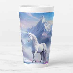 Mystieke Eenhoorn in een Magisch Fantasy Rijk Latte Mok