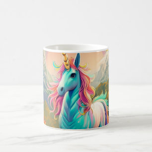 Mystieke Eenhoorn Mok Fantasie Paard & Regenboog