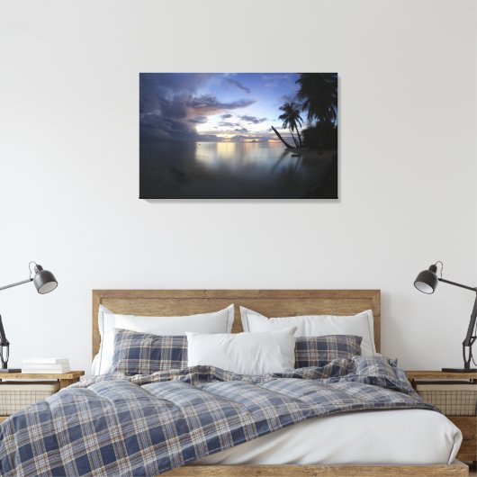 Mystieke eilandbol canvas afdruk (Insitu (Slaapkamer))