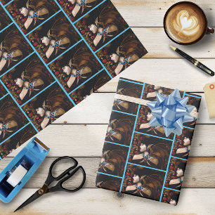 Mystieke Elfen Draak Gezel Vlinder Fantasie Cadeaupapier