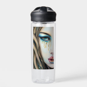Mystieke Etherische Gouden Godin Tranen Waterfles