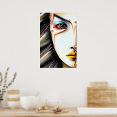 Mystieke Etherische Mooie Vrouwen Poster (Keuken)