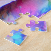 mystieke etherische vrouw met vlinders legpuzzel (Zijkant)