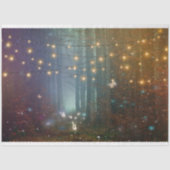 Mystieke Fairy Lights Vlinders Forest Decoupage Tissuepapier (Voorkant)