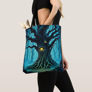 Mystieke Forest Eye Tree Art Draagtas