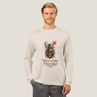 Mystieke Forest Spirit Illustratie Tri-Blend Shirt