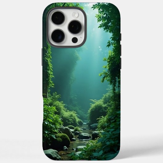 Mystieke Forest Stream iPhone Case (Achterkant)
