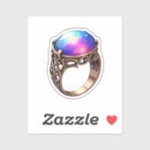 Mystieke Galaxy Ring Sticker (Vel)