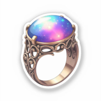 Mystieke Galaxy Ring Sticker