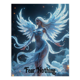 Mystieke gevleugelde lucht Nymph poster Perfect Poster