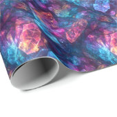 Mystieke gloeiende kristallen D & D Magic Fantasy Cadeaupapier (Rol Hoek)