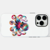 Mystieke gloeiende octopus Case-Mate iPhone case (Achterkant (horizontaal))