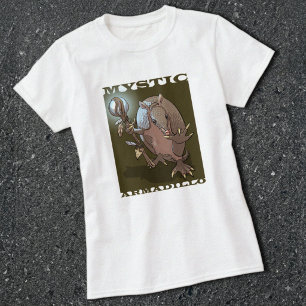 Mystieke gordeldier karakter t-shirt