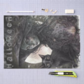 mystieke gotische heks tissuepapier (Craft)