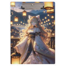 Mystieke Gouden Catgirl Royalty Dubbelzijdig