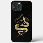 Mystieke gouden en zwarte slangen Case-Mate iPhone case (Achterkant)