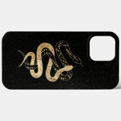 Mystieke gouden en zwarte slangen Case-Mate iPhone case (Achterkant (horizontaal))