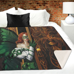 Mystieke Groene Keltische Fee Geheime Wachtwoord I Sherpa Deken