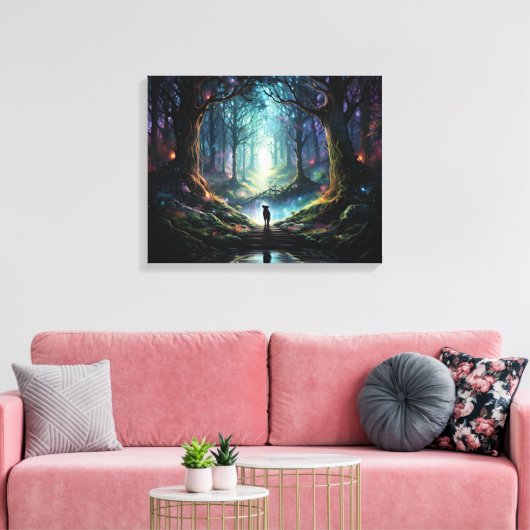 "Mystieke Grote Deen" Canvas Afdruk (Insitu (Woonkamer))