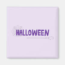 Mystieke Halloween bezem en gedetailleerde webdeta