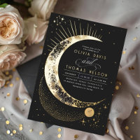 Mystieke Halve Maan Sterrennacht Boho Bruiloft