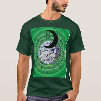 MYSTIEKE HALVE MAAN T-SHIRT