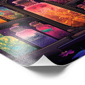 Mystieke heks hut Poster (Hoek)