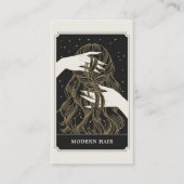 Mystieke Hemel Tarotkaart Kapper Bedrijfskaart Visitekaartje (Voorkant)