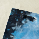 Mystieke Ice Queen - Fantasy Winter Goddess Art Strandlaken (In situ)