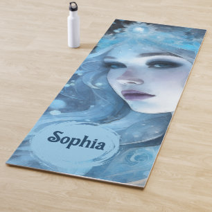 Mystieke Ice Queen - Fantasy Winter Goddess Art Yogamat
