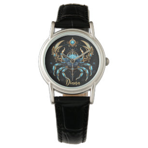Mystieke Kanker Dierenriem Kunstwerk Horloge