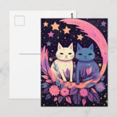 Mystieke katten onder de sterren Briefkaart (Voorkant / Achterkant)
