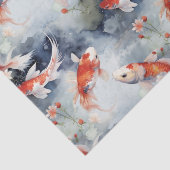 Mystieke Koi Visvijver Decoupage Tissuepapier (Detail)