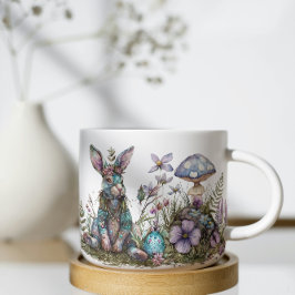 Mystieke Konijn met Paddenstoelen Koffiemok