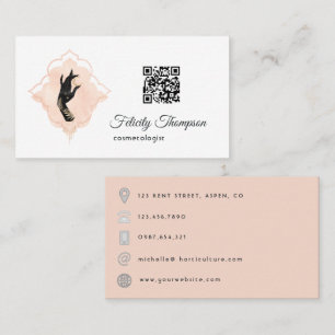 Mystieke kosmische QR-code Visitekaartje