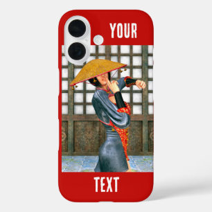 Mystieke krijgsprinses Oosterse fantasie stijl iPhone 16 Hoesje