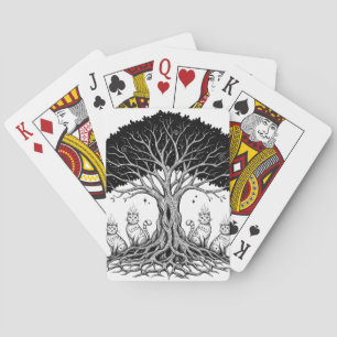 mystieke levensboom pokerkaarten