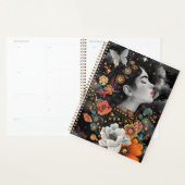 Mystieke maanverlichte bloem planner (Display)