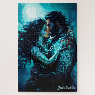 Mystieke Maanverlichte Liefdes Fantasy Romance Legpuzzel