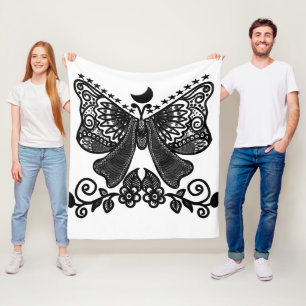 Mystieke Maanvlinder Hemelse Gotische Insecten K Fleece Deken